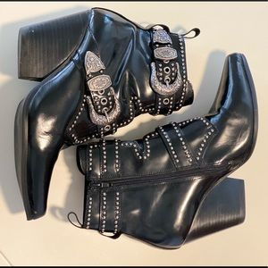 Jeffrey Campbell Buckle Boots